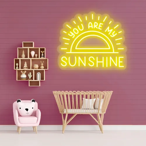 Custom Sun Neon Signs - Custom Banners Now