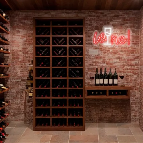 Custom Wine Neon Signs - Custom Banners Now