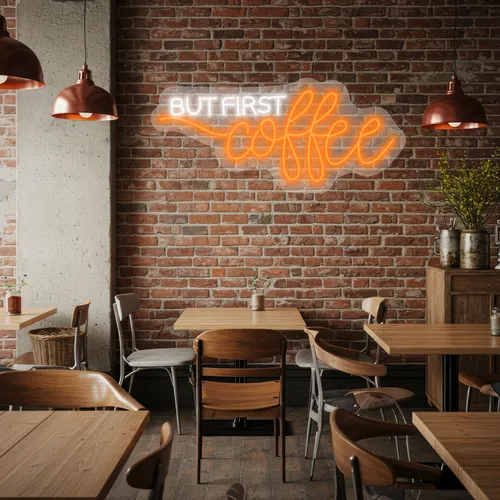 Custom Neon Cafe Signs - Custom Banners Now