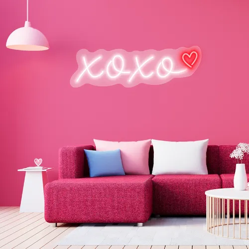 Custom XOXO Neon Signs - Custom Banners Now