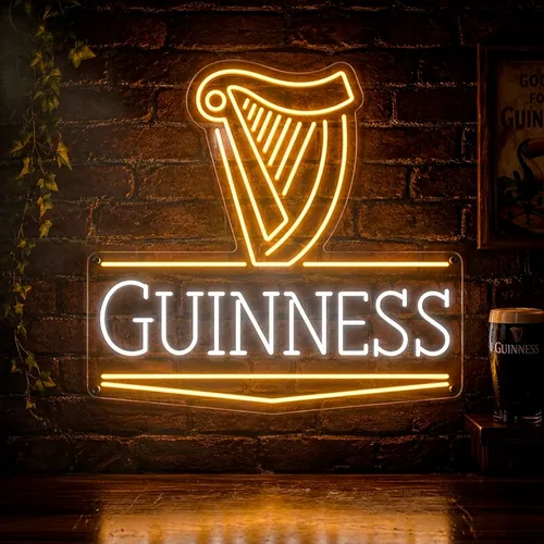 Custom Guinness Neon Signs - Custom Banners Now