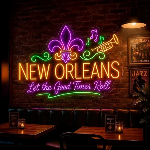 Custom Neon Signs New Orleans - Custom Banners Now