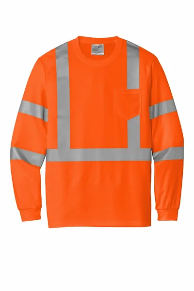 CornerStone ANSI 107 Class 3 Mesh Long Sleeve Tee. CS203 - Custom Banners Now