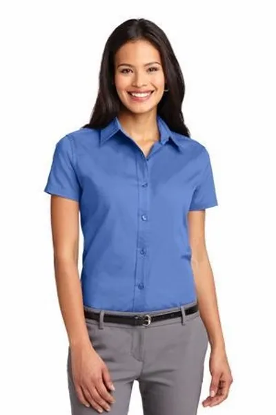 Port Authority Women's Short Sleeve Easy Care Shirt. L508 - Custom Banners Now