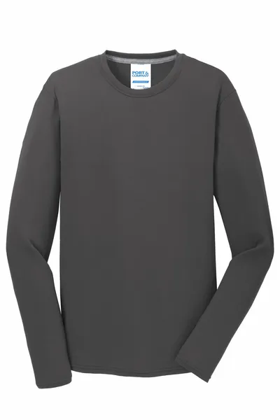 Port & Company Long Sleeve Performance Blend Tee. PC381LS - Custom Banners Now