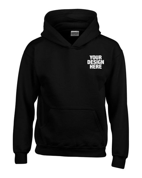 Gildan Youth Heavy Blend 8 oz., 50/50 Hooded Sweatshirt - Custom Banners Now