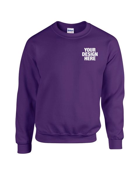Gildan Adult Heavy Blend Adult 8 oz., 50/50 Fleece Crew - Custom Banners Now