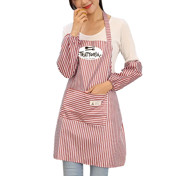 Waterproof Polyester Stripe Apron - Custom Banners Now