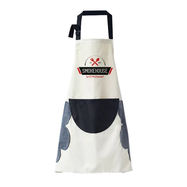 Floral Apron with Hand Wiping Pockets - Custom Banners Now