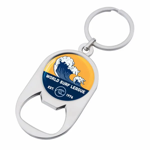 Multiuse Alloy Bottle Opener Keychain - Custom Banners Now