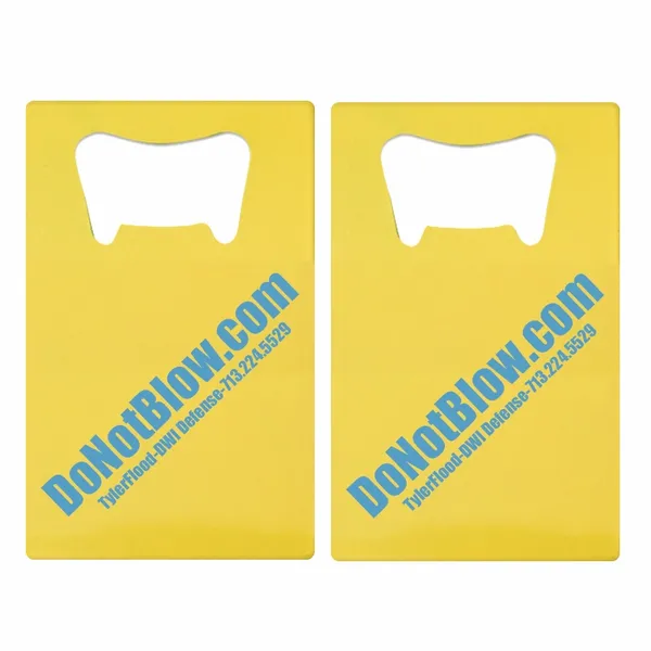 Printed Simple Card Bottle Opener - Custom Banners Now