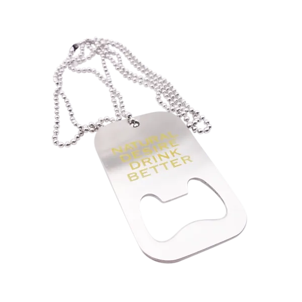 Dog Tag Bottle Opener - Custom Banners Now
