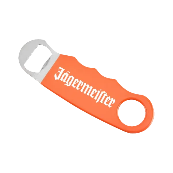 Orange Hand Grip Flat Bottle Opener - Custom Banners Now