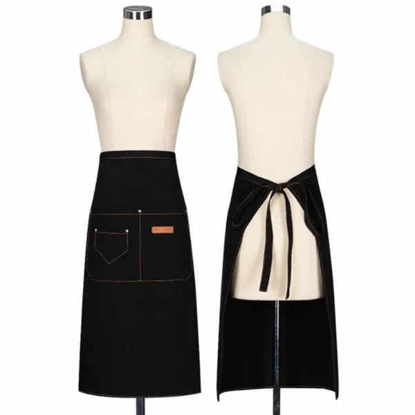 Lengthy Mid-Waist Denim Apron - Custom Banners Now