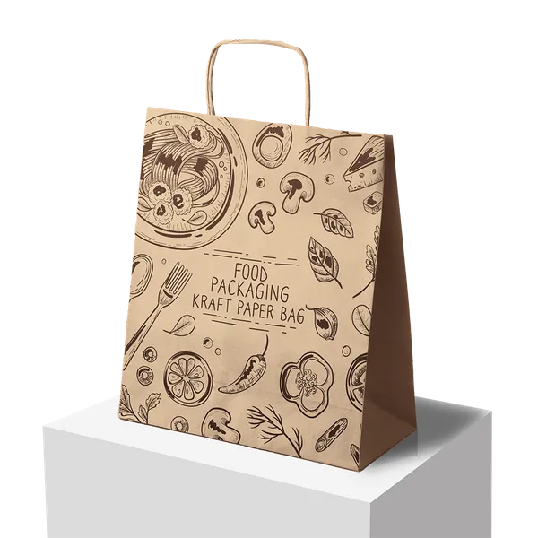 Kraft Paper Packaging Bag - Custom Banners Now