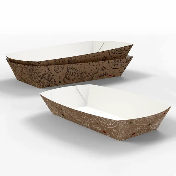 Paper Food Tray - Custom Banners Now