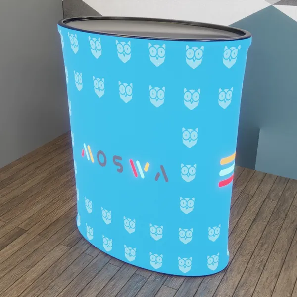 Oval Shaped Counter - Custom Banners Now