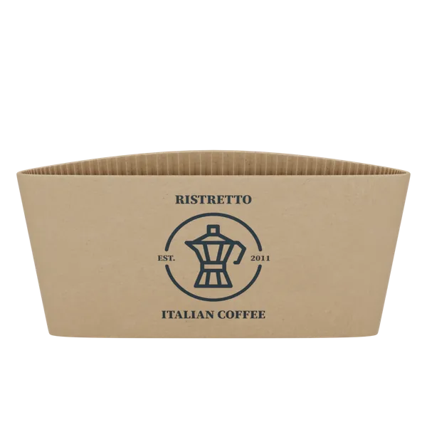 Corrugated Coffee Cup Sleeve - Custom Banners Now