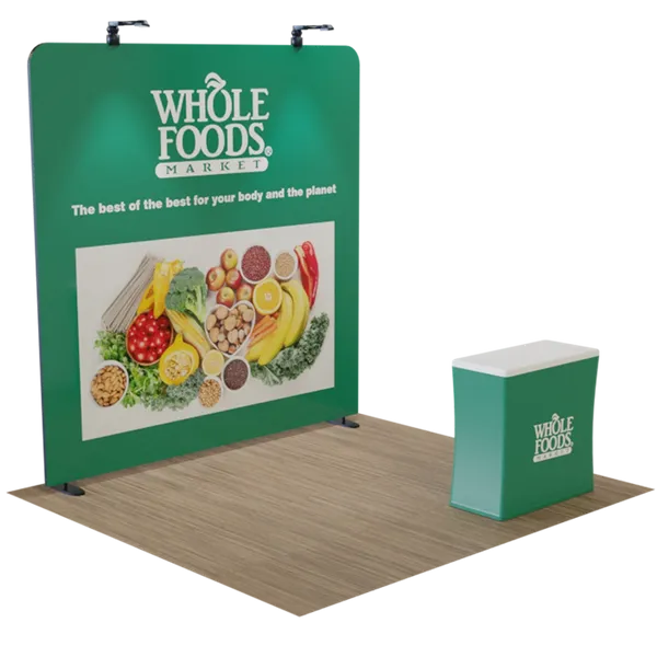 10' x 8' Straight Zip Up Display - Custom Banners Now