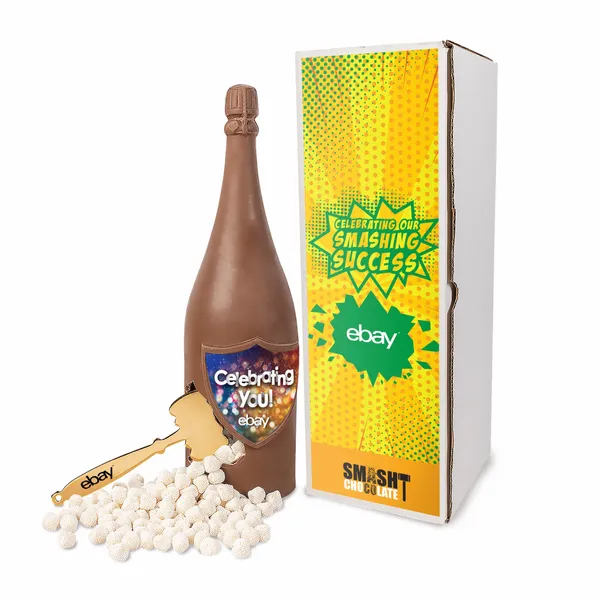 Mega Smash Chocolate with Champagne Bubbles - Custom Banners Now