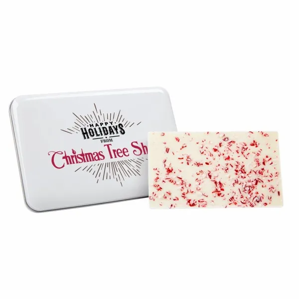 One of a Kind Tin with Peppermint Bark - Custom Banners Now