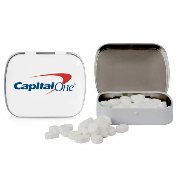 Domed Tin with Dollar Sign Shaped Mints - Custom Banners Now