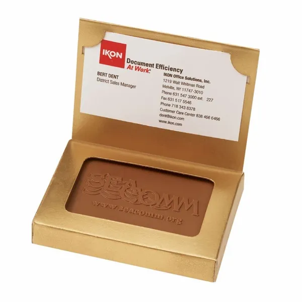 Custom Chocolate Cookies - Cookie Business Card Box - Custom Banners Now