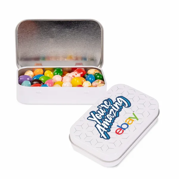 Rectangular Tin - Gourmet Jelly Beans® - Custom Banners Now