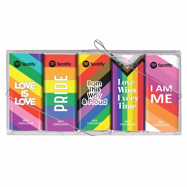 Pride 5 Pack Chocolate Bar Set - Custom Banners Now