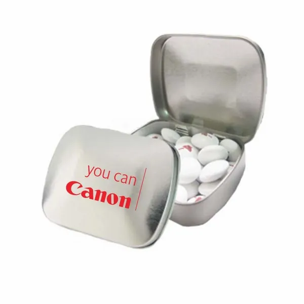 Domed Tin-Imprinted Chocolate Buttons - Custom Banners Now