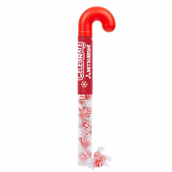 Holiday Candy Cane Tube - Starlight Peppermints - Custom Banners Now