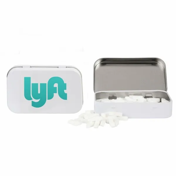 Rectangular Tin with Car Shaped Mints - Custom Banners Now