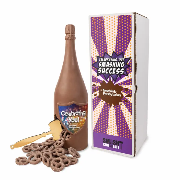 Mega Smash Chocolate with Mini Milk Pretzels - Custom Banners Now