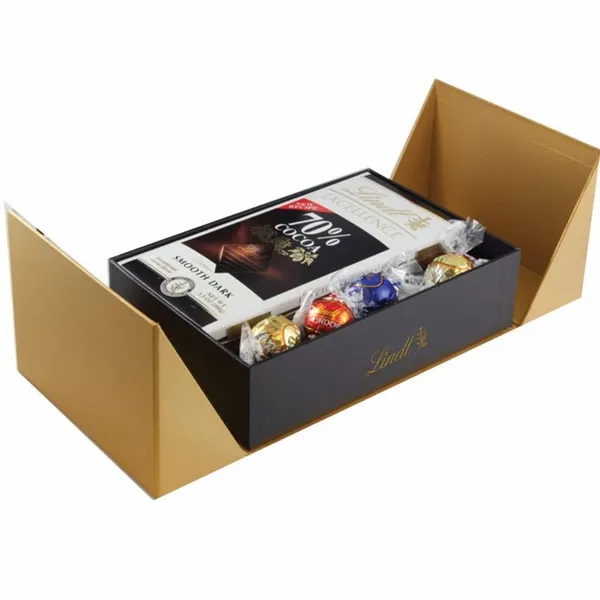 Golden Box of Lindt Sweets - Custom Banners Now