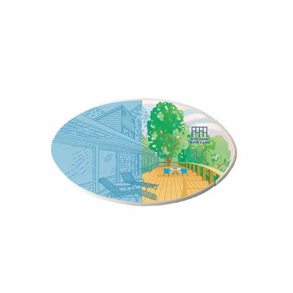Oval Mint Card - Custom Banners Now