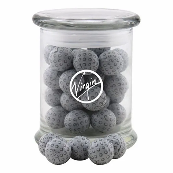Jar with Chocolate Golf Balls - SG700 - Custom Banners Now