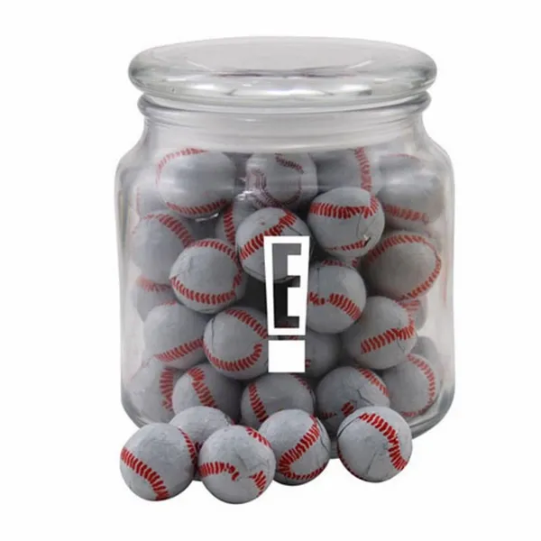 Jar with Chocolate Baseballs - SG400 - Custom Banners Now