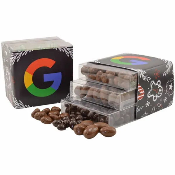 3 Way Chocolate Covered Stack Tower - Custom Banners Now