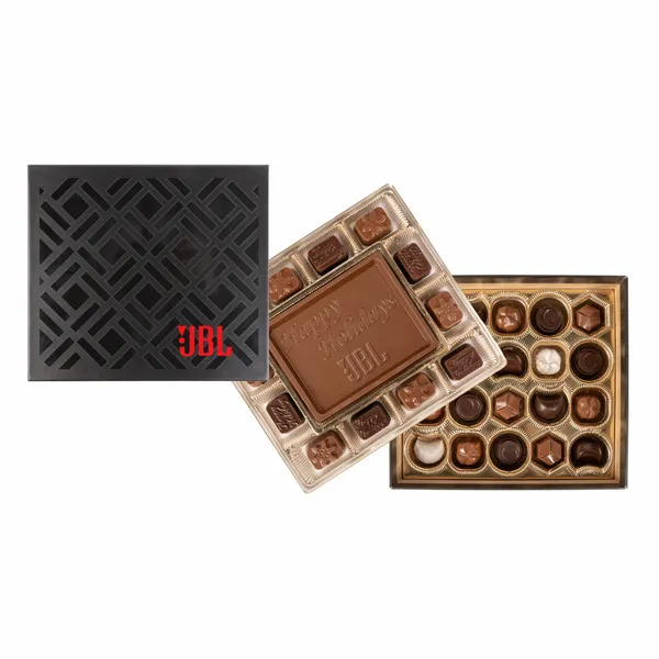 Custom Chocolate Delight Gift Box With Gourmet Truffles - Custom Banners Now