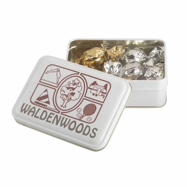 Keepsake Gift Tin - Twist Wrapped Truffles - Custom Banners Now