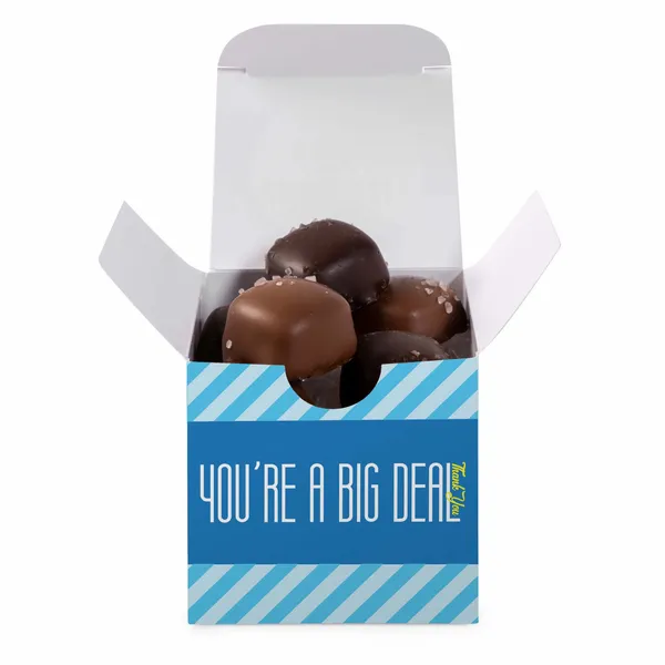 Sea Salt Caramels in Full Color Custom Box - Custom Banners Now