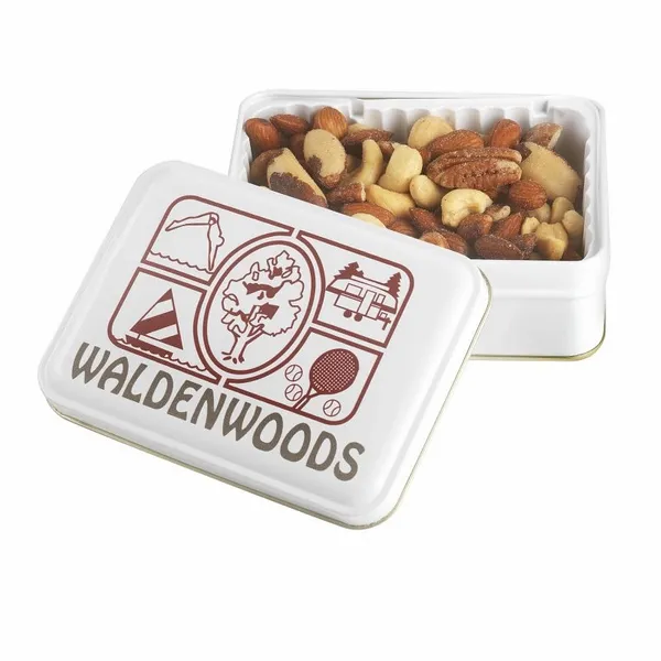 Keepsake Gift Tin - Deluxe Mixed Nuts - Custom Banners Now