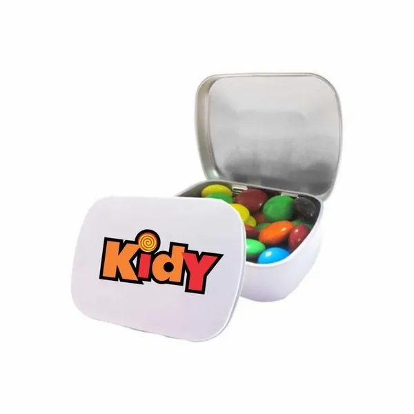 M&M'S® in Domed Tin - Custom Banners Now