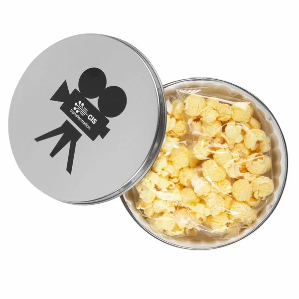 Movie Reel Tin - Butter Popcorn - Custom Banners Now