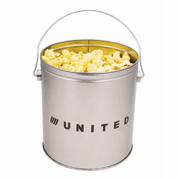 One Gallon Popcorn Tin - Butter Popcorn - Custom Banners Now