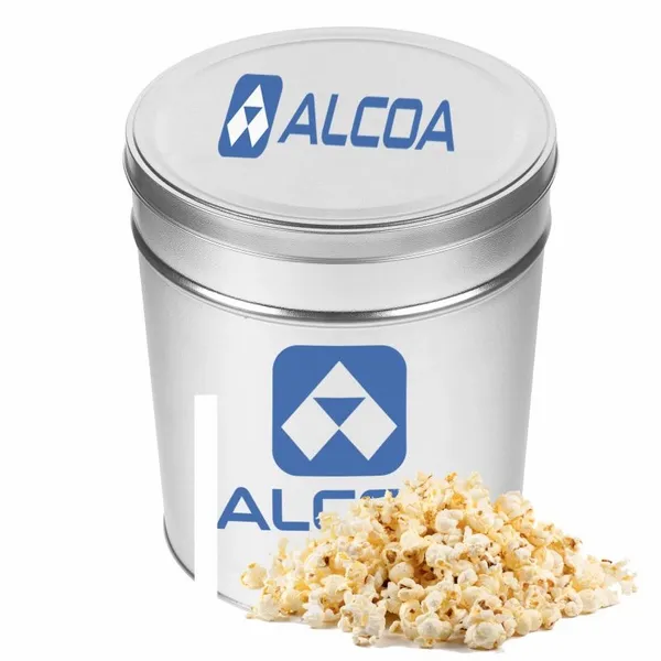 Three and a Half Gallon Popcorn Tin - Butter Popcorn - Custom Banners Now