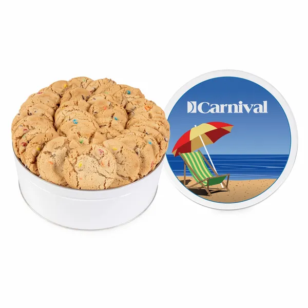 Fresh Beginnings Jewel Chip Cookie Tin (Large) - Custom Banners Now