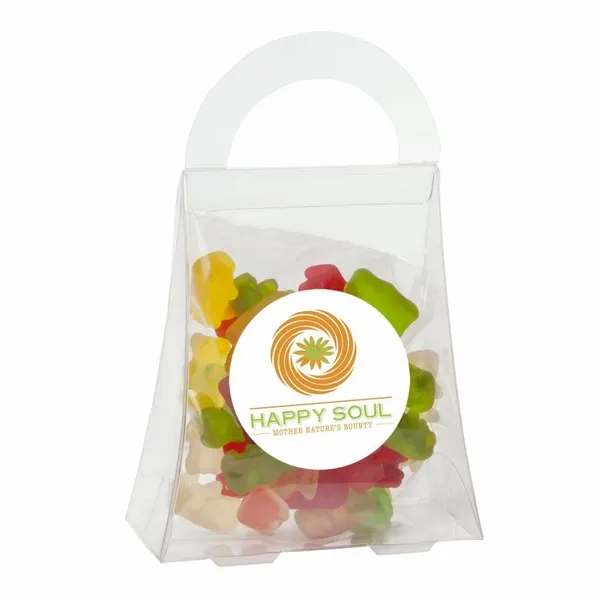 Clever Candy Purse Acetate Box with Gummy Bears - Custom Banners Now