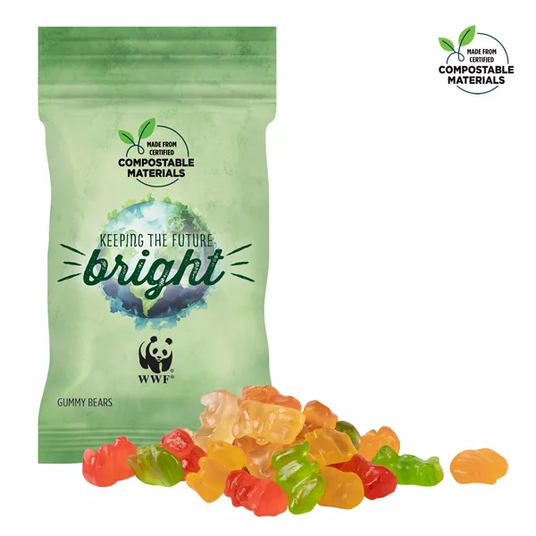 1oz ECO-Digibag, Compostable & Full Color, Gummy Bears - Custom Banners Now
