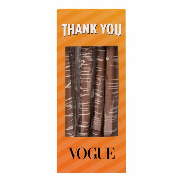 Pretzel Rods - Milk Chocolate - Custom Banners Now